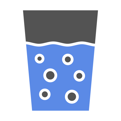 vaso de agua Generic Blue icono