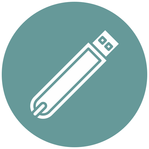flash drive Generic Circular icon
