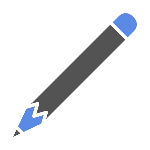 potlood Generic Blue icoon
