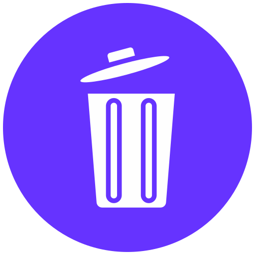 Trash Generic Circular icon