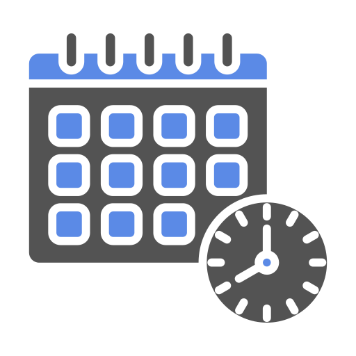 Schedule Generic Blue ikona