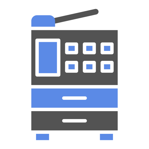 Photocopier Generic Blue icon
