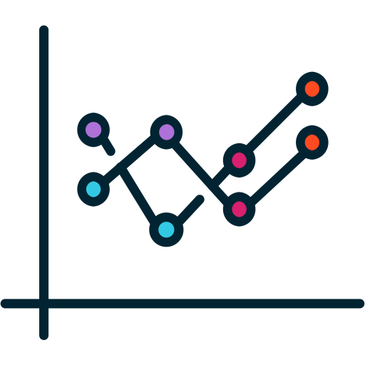 statistiques Generic Outline Color Icône