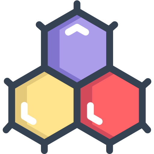 Nanotechnology Generic Outline Color icon
