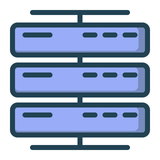 serwer Generic Outline Color ikona