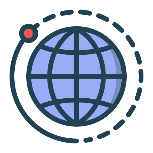 estación de satélite Generic Outline Color icono
