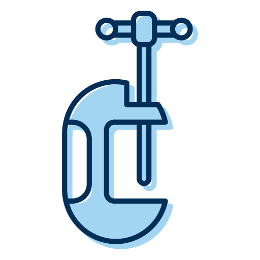 Clamp Generic Blue icon
