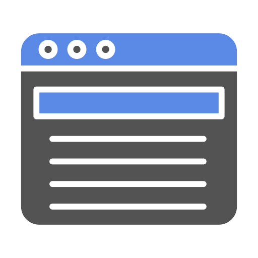 웹 브라우저 Generic Blue icon