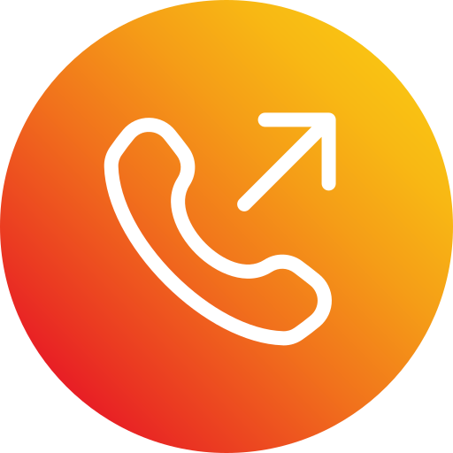 Outgoing call Generic Flat Gradient icon