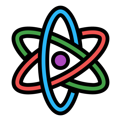 Atom Generic Outline Color icon