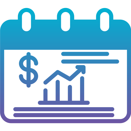 relatório de negócios Generic Flat Gradient Ícone