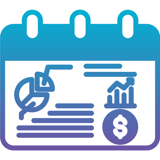 relatório de negócios Generic Flat Gradient Ícone