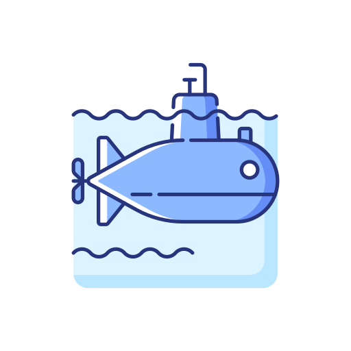 Łódź podwodna Generic Color Omission ikona