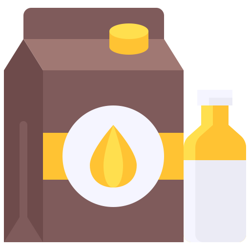 mleko migdałowe Generic Flat ikona