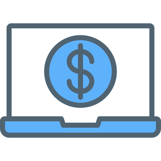 Online payment Generic Blue icon