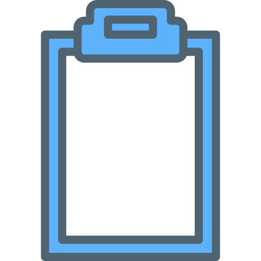portapapeles Generic Blue icono