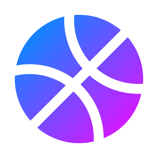 basketbal Generic Flat Gradient icoon