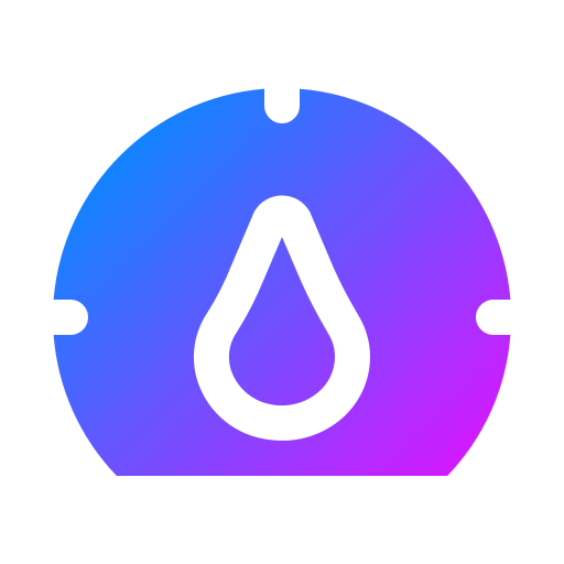 スピードメーター Generic Flat Gradient icon