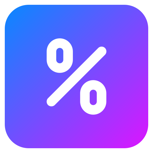 할인 Generic Flat Gradient icon