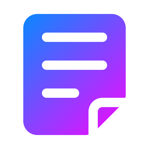 expediente Generic Flat Gradient icono