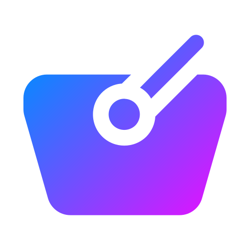 cesta Generic Flat Gradient icono