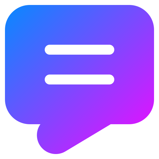 チャット Generic Flat Gradient icon