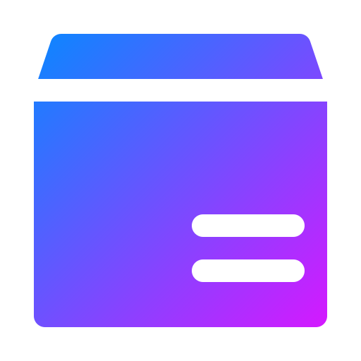 caja Generic Flat Gradient icono