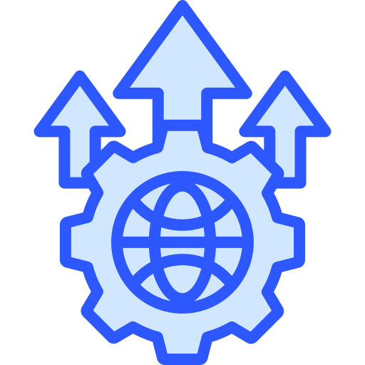 wachstum Generic Blue icon