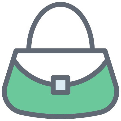 Hand bag Generic Outline Color icon