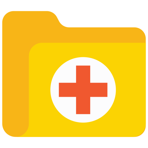 folder medyczny Generic Flat ikona
