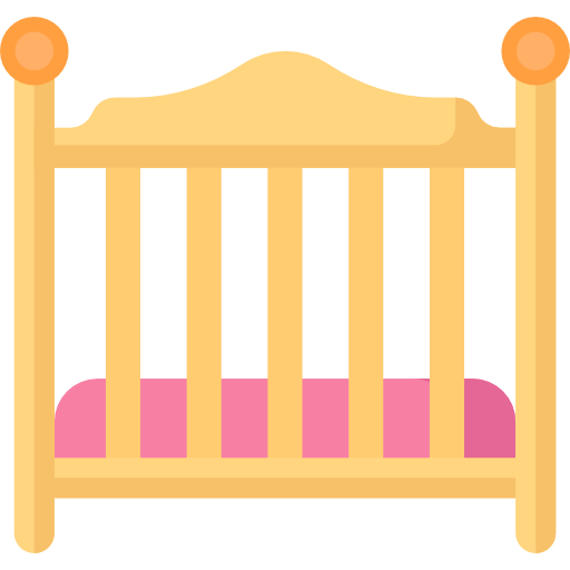 Baby bed Special Flat icon