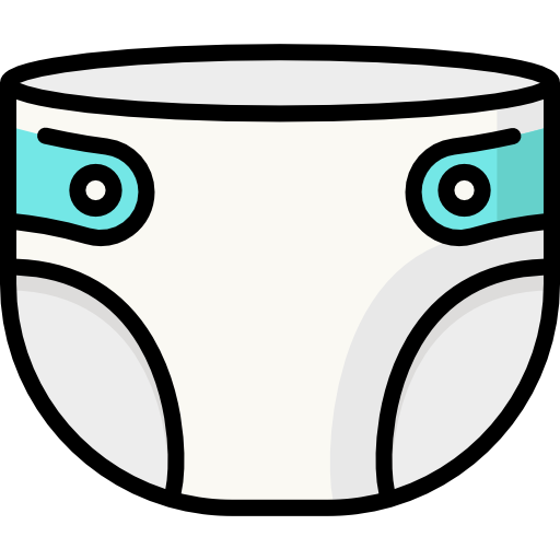 Diaper Special Lineal color icon