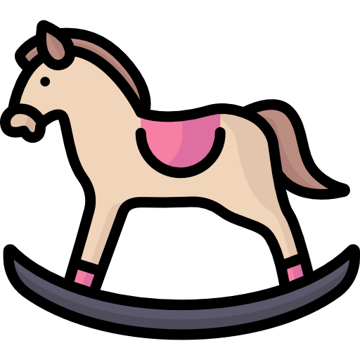 cheval à bascule Special Lineal color Icône