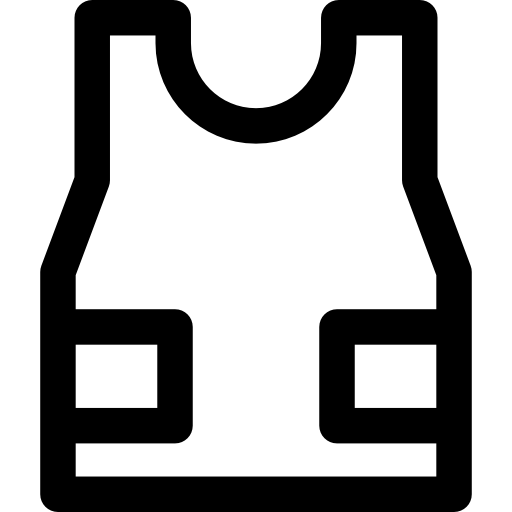chaleco Kiranshastry Lineal icono