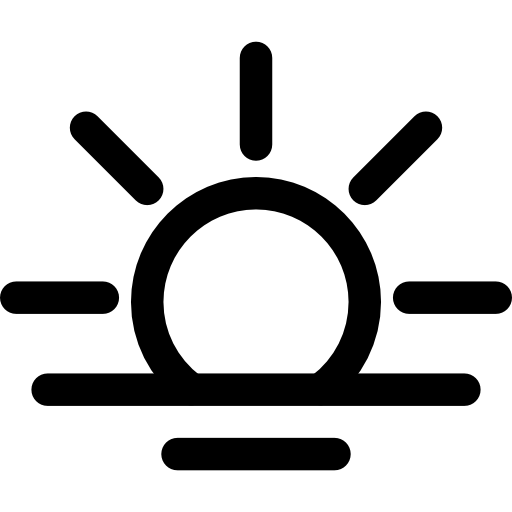 태양 Kiranshastry Lineal icon