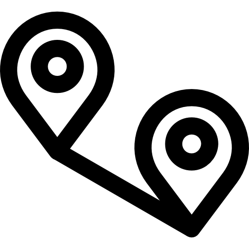 distancia Kiranshastry Lineal icono
