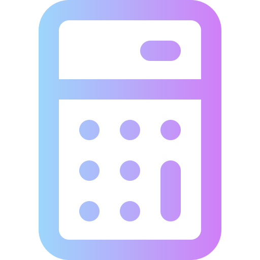 calcolatrice Super Basic Rounded Gradient icona