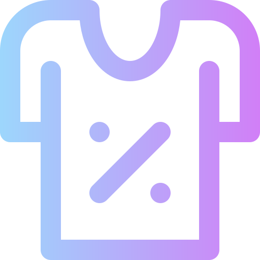 Tshirt Super Basic Rounded Gradient icon