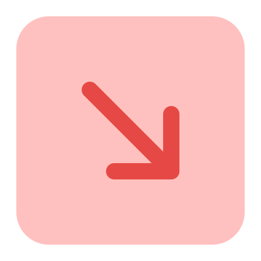 flecha diagonal Generic Flat icono