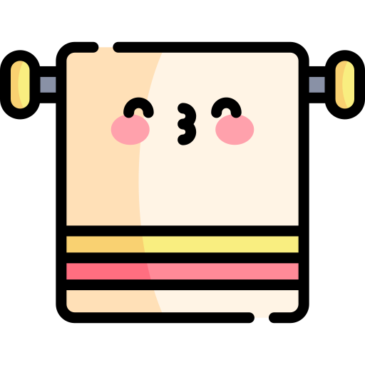 handtuch Kawaii Lineal color icon