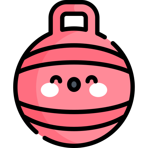 ballon de fitness Kawaii Lineal color Icône