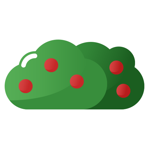 Bush Generic Flat Gradient icon