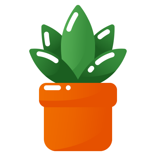 plantenpot Generic Flat Gradient icoon