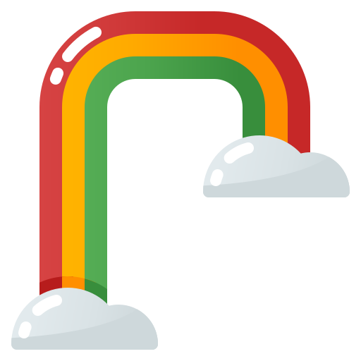 arcoíris Generic Flat Gradient icono