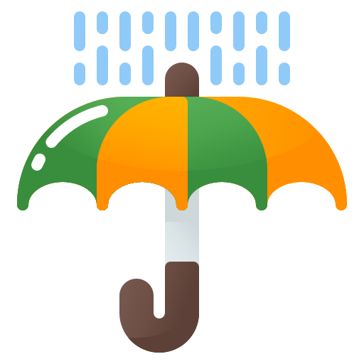 paraguas Generic Flat Gradient icono