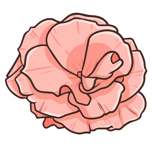 Роза Generic Hand Drawn Color иконка