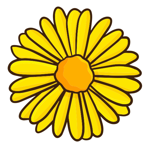 Sunflower Generic Hand Drawn Color icon