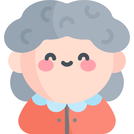 Grandmother Kawaii Flat icon