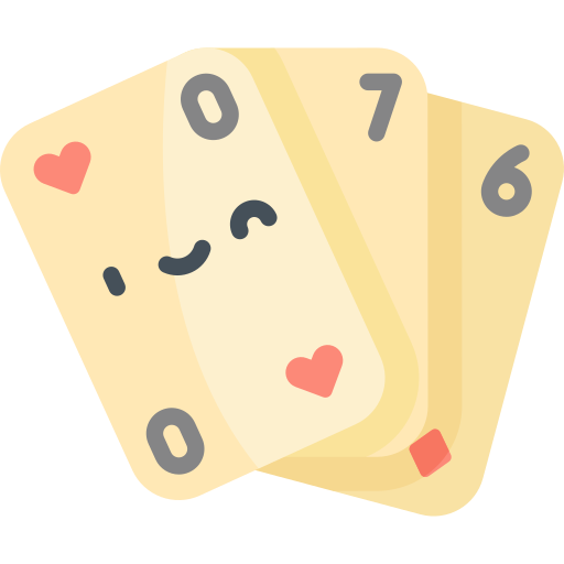 poker Kawaii Flat ikona