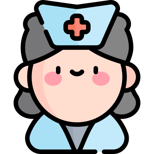 krankenschwester Kawaii Lineal color icon